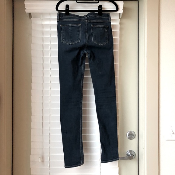 Rag & Bone High Rise Skinny Jeans - Picture 3 of 4